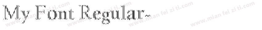 My Font Regular字体转换